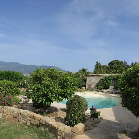 Santa Paola D'hotes De Charme, Piscine, Vue Montagne, Ajaccio Alata